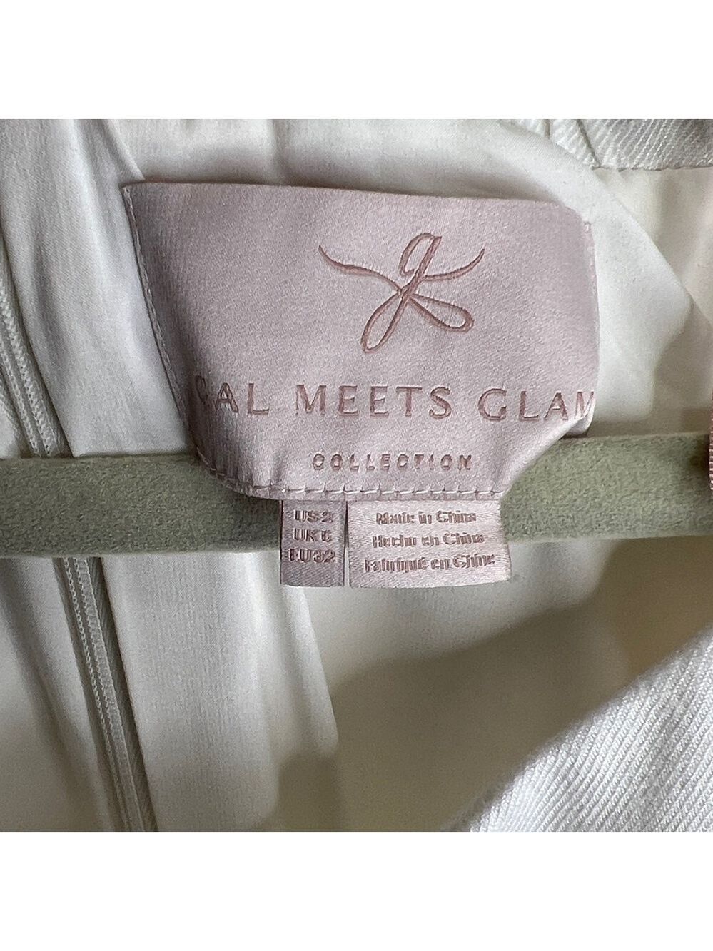 Gal Meets Glam Elegant Cream Jumpsuit Size 2 - Picture 6 of 16